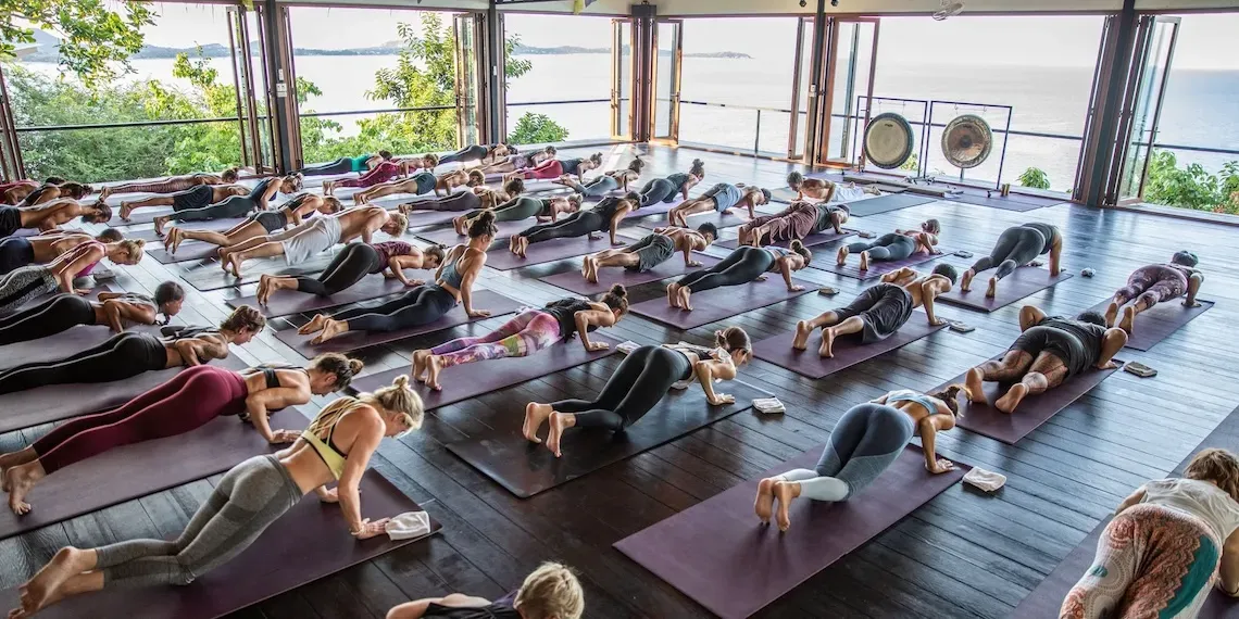 yoga in groepsverband