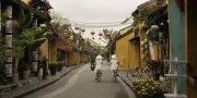 fietsen in de stad