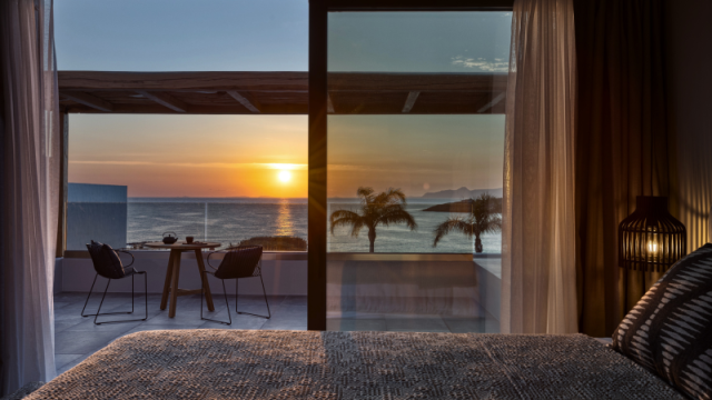 Sunrise zeezicht kamer